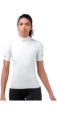 Zhik Frauen Eco Spandex UPF50+ Kurzarm-Oberteil DTP-0067-W-WHT - White