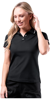 Zhik Frauen Elite Active Polo POL-0160-W-BLK - Black