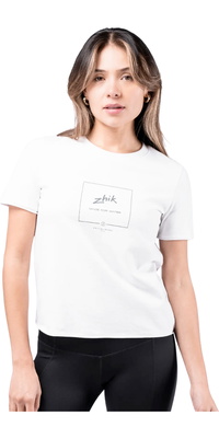 Zhik Frauen Logo Cotton Tee TEE-0731-W-WHT - White