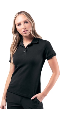 Zhik Frauen Polo Aus Pimabaumwolle POL-0170-W-BLK - Black
