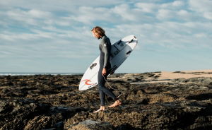 man with surfboard