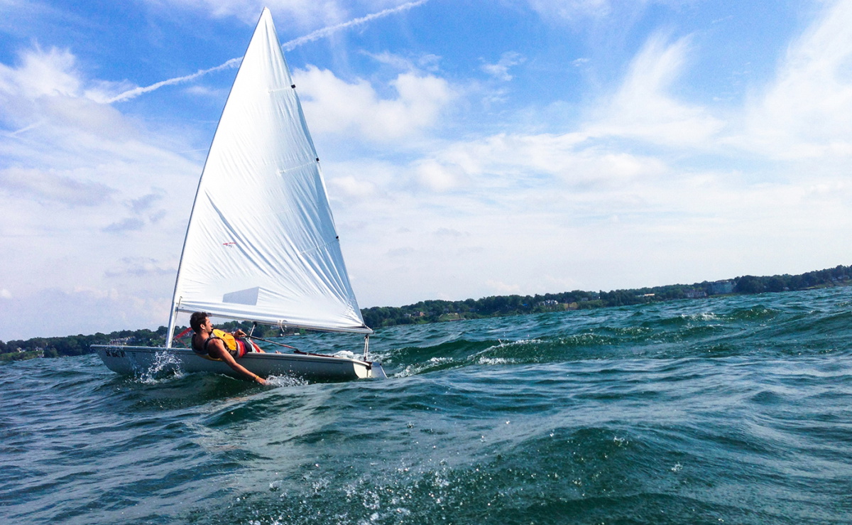 Dinghy sailor