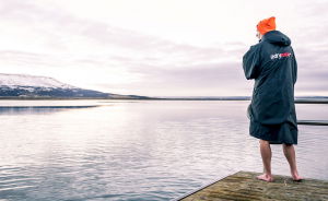 man in dryrobe