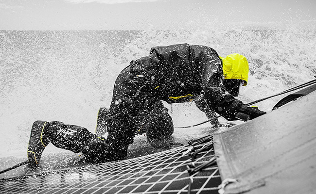sailor in storm