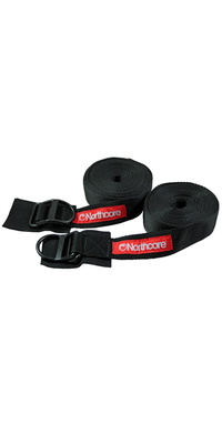 2026 Northcore D-ring Dachgepäckträger Gurte / Zurrgurte 5m Noco22b - Schwarz