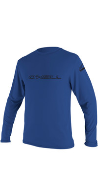 2024 O'Neill Mens Basic Skins Long Sleeve Rash Tee 4339 - Pacific