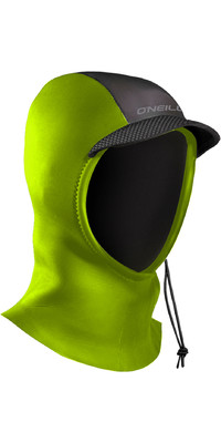 2024 O'Neill Youth Psycho 3mm Hood Dayglo Green 5120