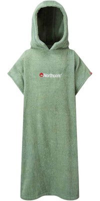 2024 Northcore Kinder Strand Basha Kapuzenhandtuch ndern Robe / Poncho Noco24d - Grn