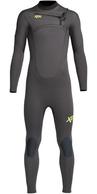 2023 Xcel Junior Comp 4/3mm Chest Zip Wetsuit kn43zxc0 - Graphite