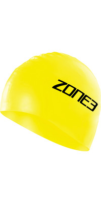 2024 Zone3 Silikon Schwimmkappe Sa18scap - Hi-vis Gelb