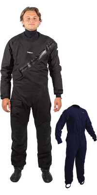2024 Gul Mnner Dartmouth Eclip Zip Drysuit & Free Underfleece GM0378-B9 - Black