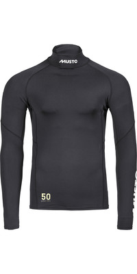 2024 Musto Champ Langarm Rash Rash Vest 82091 - Schwarz