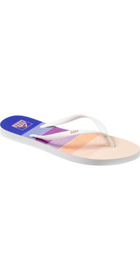 2022 Reef Damen Stranddrucke Flip Flops Ci6668 - Retro-Streifen