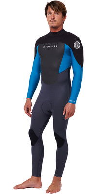 2023 Rip Curl Mens Omega 3/2mm GBS Back Zip Wetsuit 111MFS - Blue