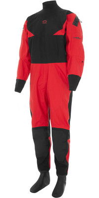 2024 Typhoon Hypercurve 4 Back Zip Drysuit 100179 - Red / Black