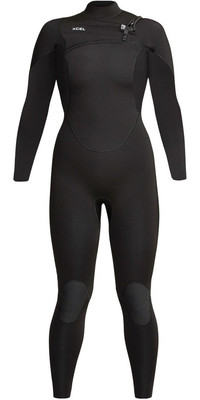 2024 Xcel Womens Comp 3/2mm Chest Zip Wetsuit WN32ZXC0 - Black