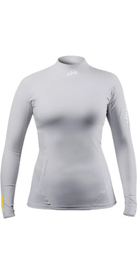 2024 Zhik Womens Eco Long Sleeve Spandex Top DTP-0063-W - Platinum