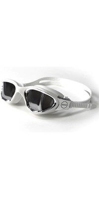 2024 Zone3 Vapour Swim Goggles SA18GOGVA102 - White / Silver