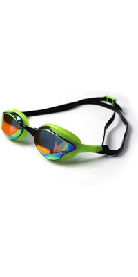 2024 Zone3 Volare Streamline Racing Schwimmbrille Sa18gogvo - Spiegelglas / Grün / Schwarz