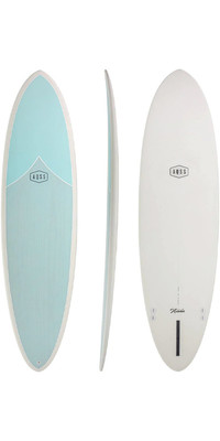 2024 AQSS Middie Midlength Surfboard 13094 - Blue / Wei