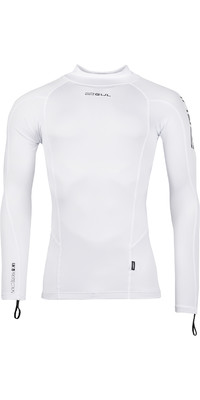 2024 Gul Mens UV Protection Long Sleeve Rashguard RG0339-B9 - White