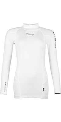 2024 Gul Womens Recore Long Sleeve Rash Vest RG0331-B9 - White