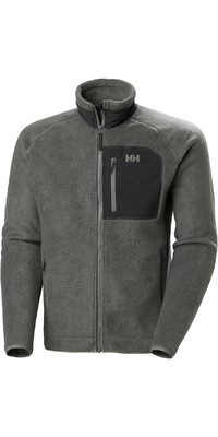 2023 Helly Hansen Männer Panorama Pile Fleece Block Jacket 49460 - Concrete