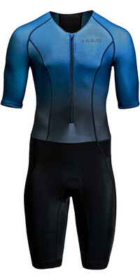 2023 Huub Männer Commit Long Course Trisuit COMLCSBN - Black / Navy