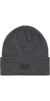 2023 Musto Shaker Cuff Beanie Hat 86015 - Dunkelgrau Meliert