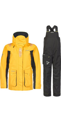 2024 Musto Womens BR2 Offshore Sailing Jacket & Trouser 2.0 Combi Set 4054182085 - Yellow / Black