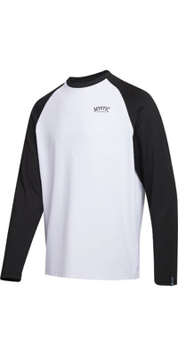 2023 Mystic Mens Bolt Long Sleeve Quickdry Tee 35001.23015 - Black / White