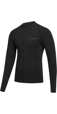 2024 Mystic Mens Majestic 2mm Front Zip Surf Jacket 35001.230165 - Schwarz