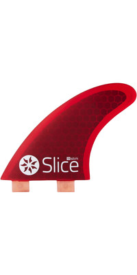 2024 Northcore Slice Ultra Light Hex Core S3 FCS Kompatible Surfboardflossen SLI-01 - Red