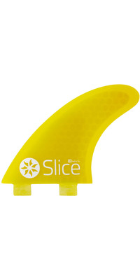 2024 Northcore Slice Ultra Light Hex Core S3 FCS Compatible Surfboard Fins SLI-01 - Yellow