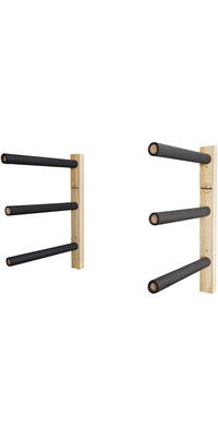 2024 Northcore Triple Surfboard Rack NOCO90C - Wood