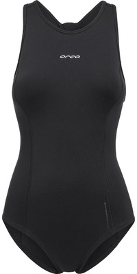 2024 Orca Womens 1.5mm Neopren Ein Stück Badeanzug NA6P - Schwarz