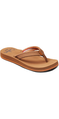 2024 Reef Womens Cushion Breeze Flip Flops CJ0184 - Tan / Smoothie