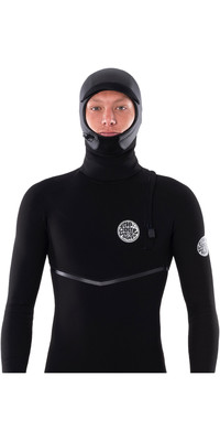 2024 Rip Curl Flashbomb 3mm Neoprene Hood WHOYGM - Black