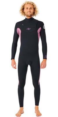 2023 Rip Curl Mnner Dawn Patrol Performance Eco 4/3mm Brustreiverschluss Neoprenanzug 135MFS - Purple