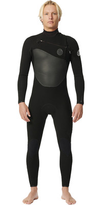 2024 Rip Curl Mens Flashbomb 5/3mm Chest Zip Wetsuit 14JMFS - Black