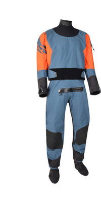 2024 Typhoon Multisport 5 Rapid Drysuit with Convenience Zip 100181 - Teal / Orange