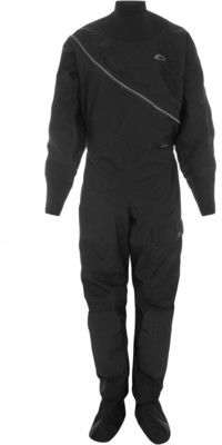 2024 Typhoon Womens Ezeedon Front Zip Drysuit 100192 - Black / Grey