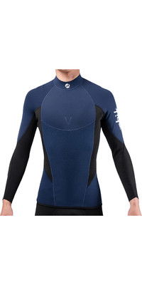 2023 Zhik Microfleece V 1mm Neoprene Long Sleeve Top DTP0520 - Navy