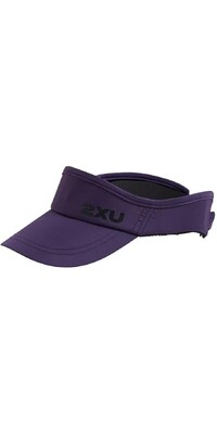 2024 2XU Run Visor UQ5686f  Acai / Black