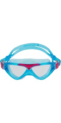 2024 Aquasphere Junior Vista Bademaske MS5634302LC - Klar / Turquoise