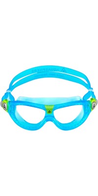 2024 Aquasphere Junior Seal Kid 2 Swim Mask MS5614343LC - Clear / Turquoise