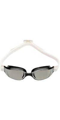 2024 Aquasphere Xceed Racing Swim Goggles EP3200109LMS - Silver Titanium Mirrored
