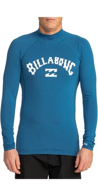 Billabong Mnner 2024 Logo Surf Long Sleeve Lycra Weste EBYWR03011 - Dark Blue