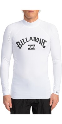 Billabong Mnner 2024 Logo Surf Long Sleeve Lycra Weste EBYWR03011 - White