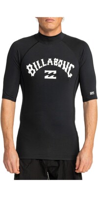 Billabong Mnner 2024 Logo Surf Kurzarm-Lycraweste EBYWR03010 - Black